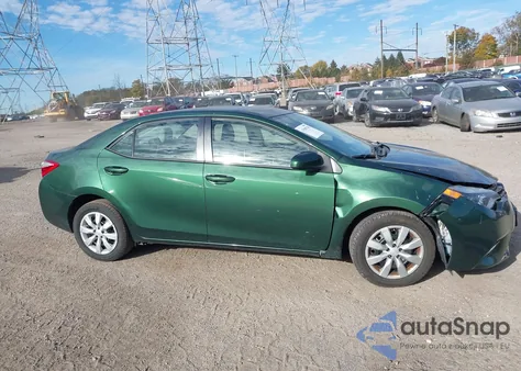 2016 Toyota Corolla Le from USA, damaged, VIN 2T1BURHE0GC742433